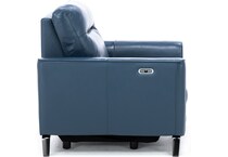 nice link blue recliner   