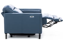 nice link blue recliner   