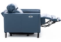 nice link blue recliner   