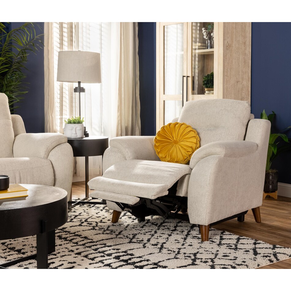 nice link brown recliner lifestyle image   