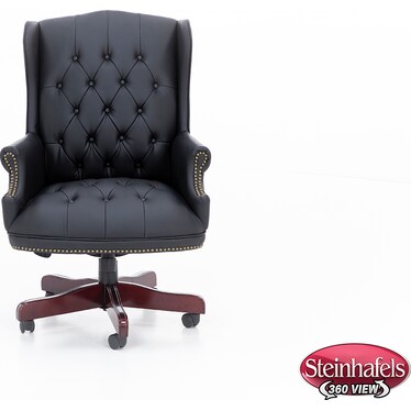 Black Traditional Office Chair