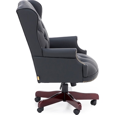 Black Traditional Office Chair