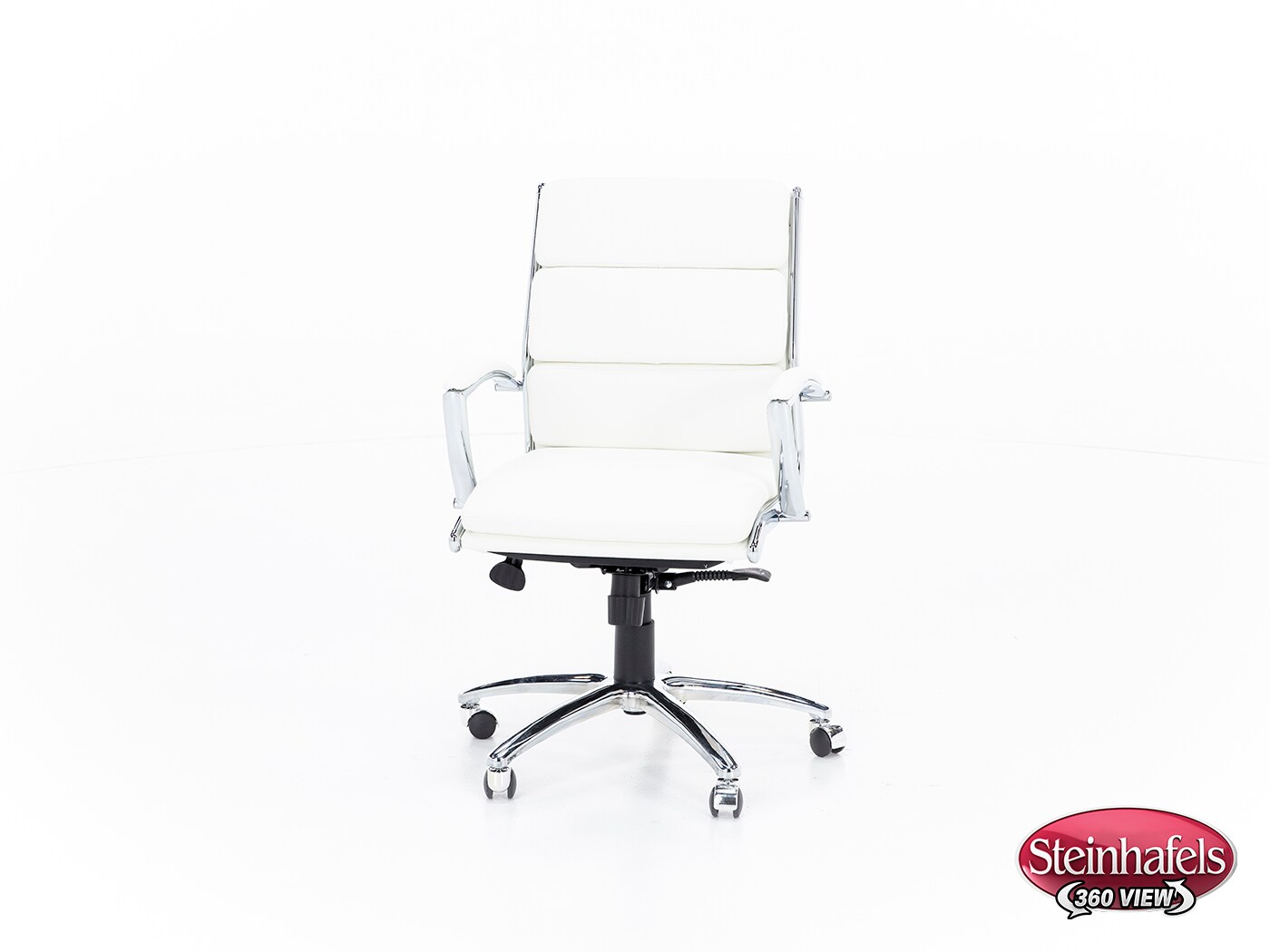 norstar office products inc white desk chair  image exc  