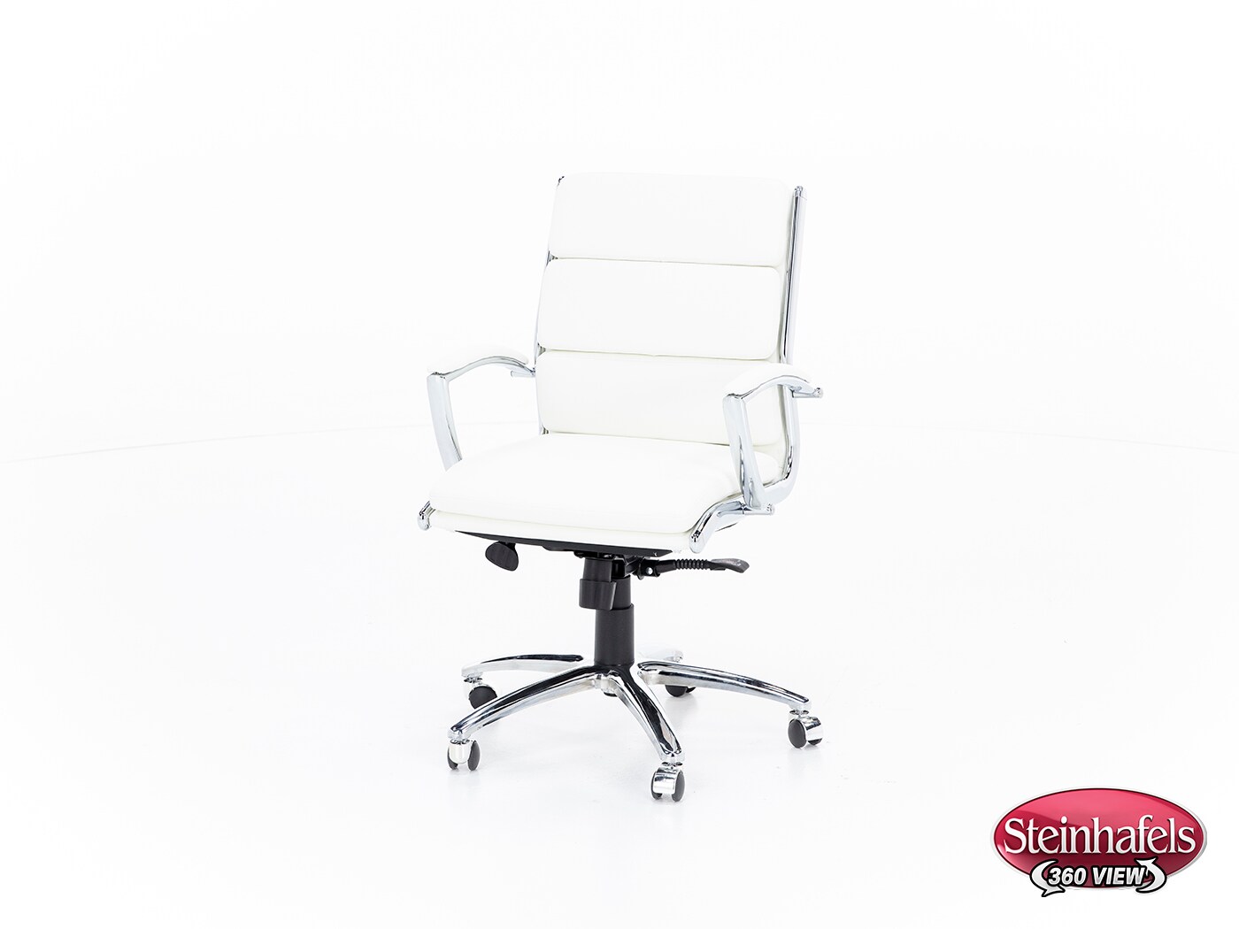 norstar office products inc white desk chair  image exc  