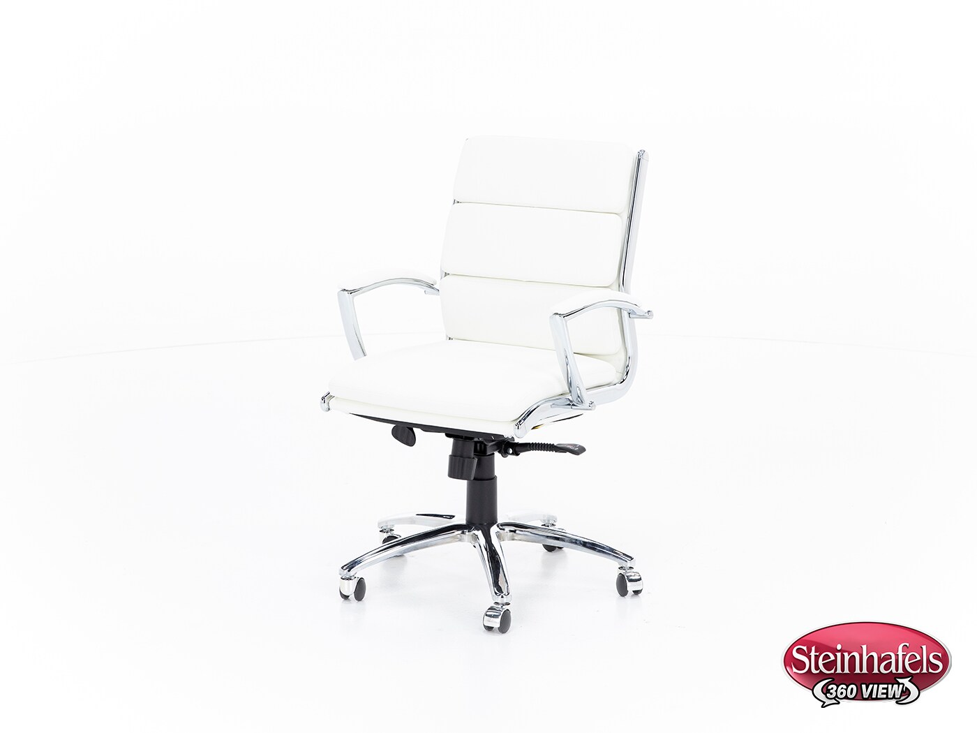 norstar office products inc white desk chair  image exc  