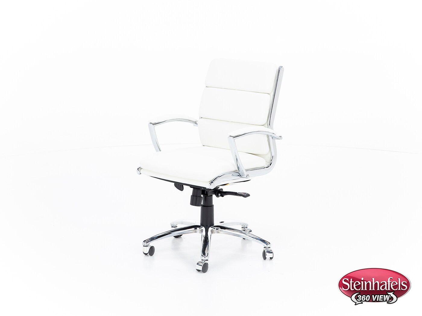 norstar office products inc white desk chair  image exc  