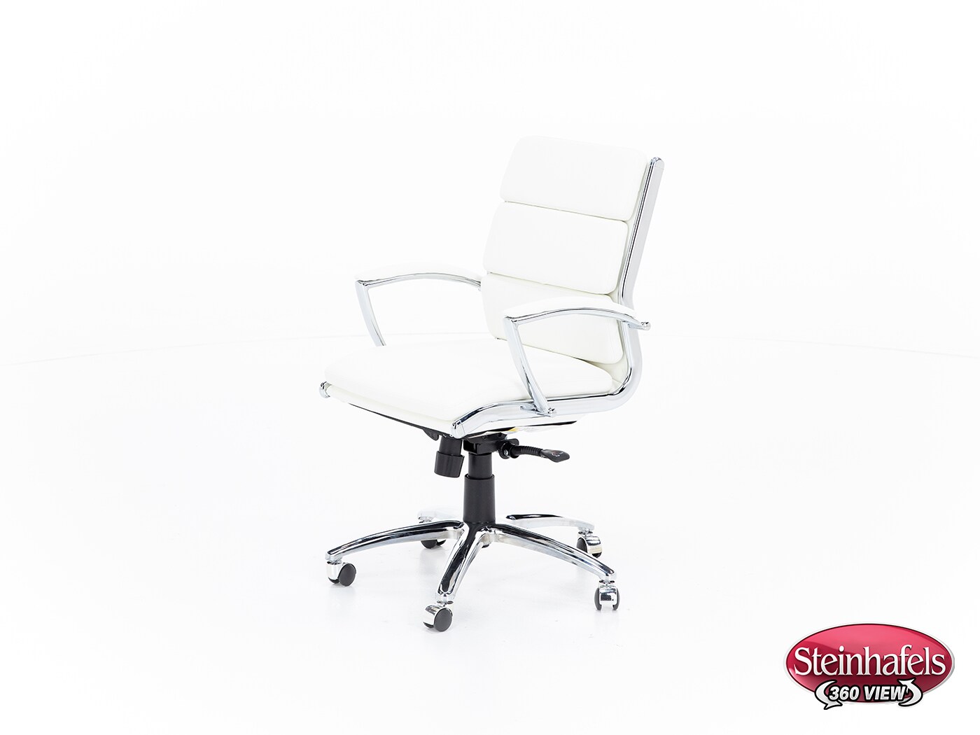 norstar office products inc white desk chair  image exc  