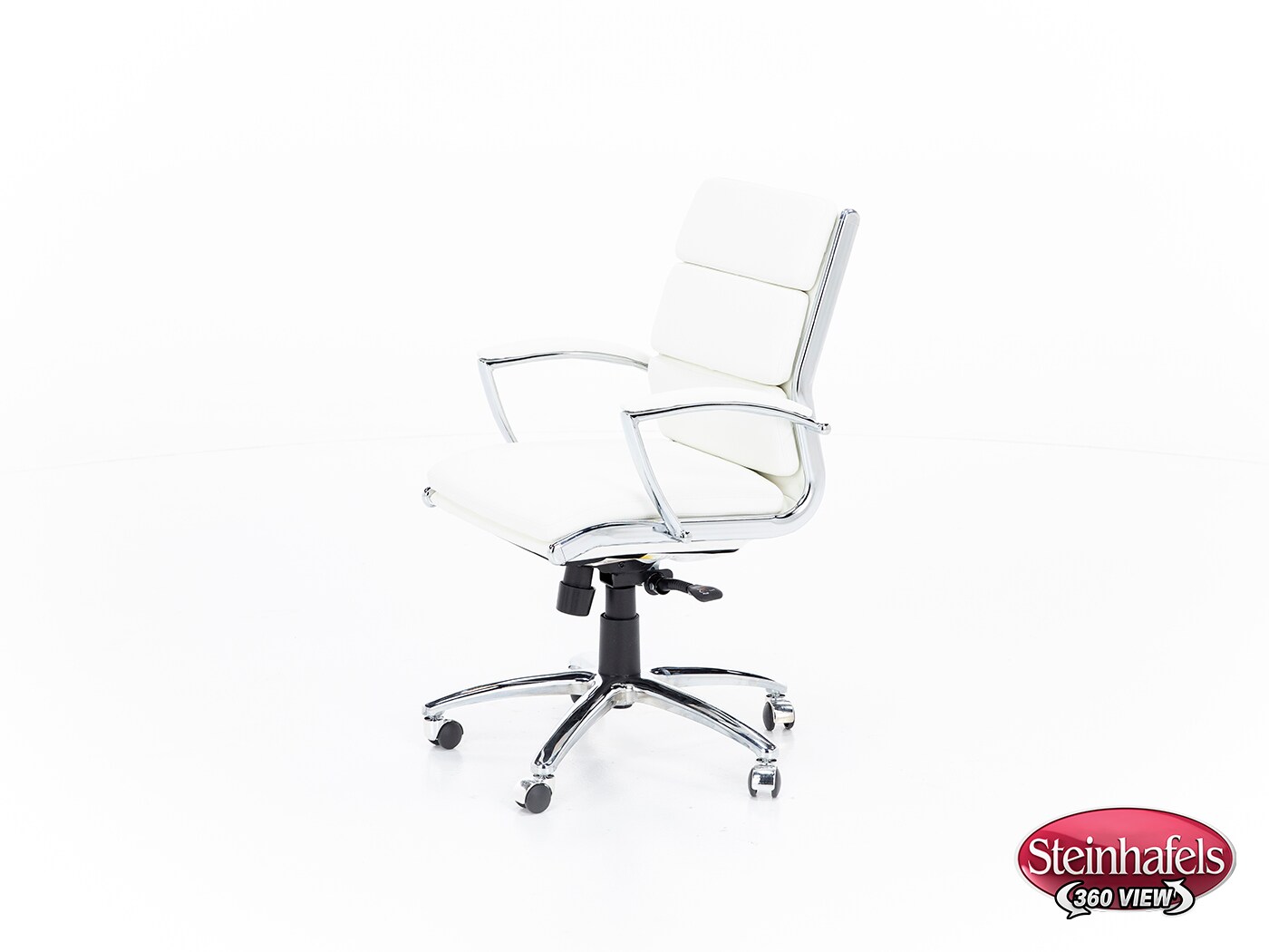 norstar office products inc white desk chair  image exc  