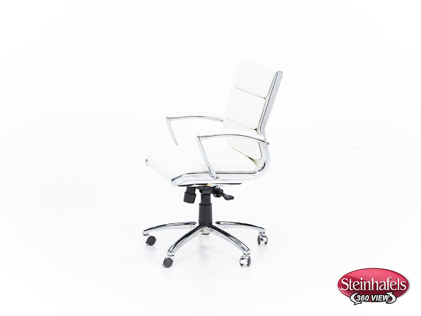 norstar office products inc white desk chair  image exc  