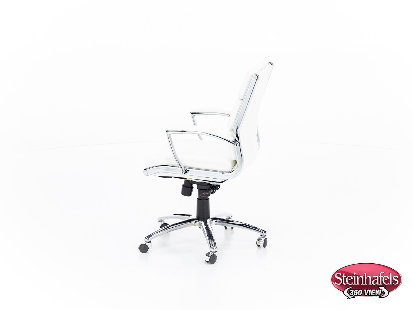 norstar office products inc white desk chair  image exc  