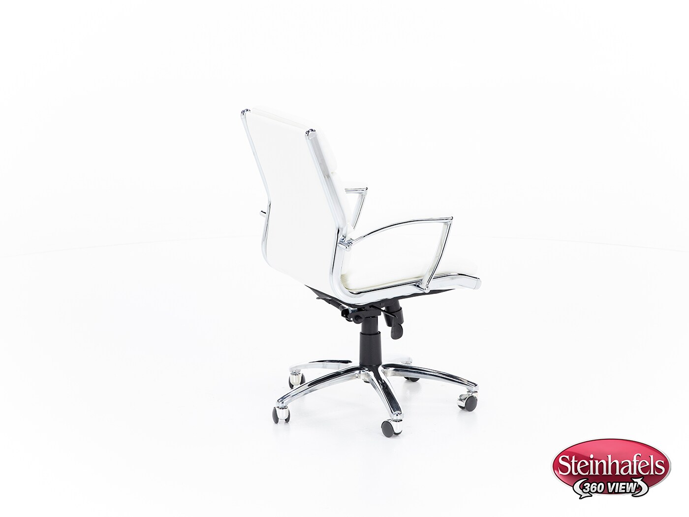 norstar office products inc white desk chair  image exc  