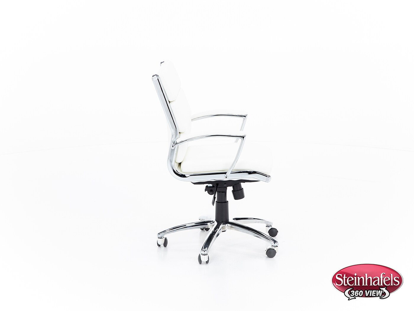 norstar office products inc white desk chair  image exc  