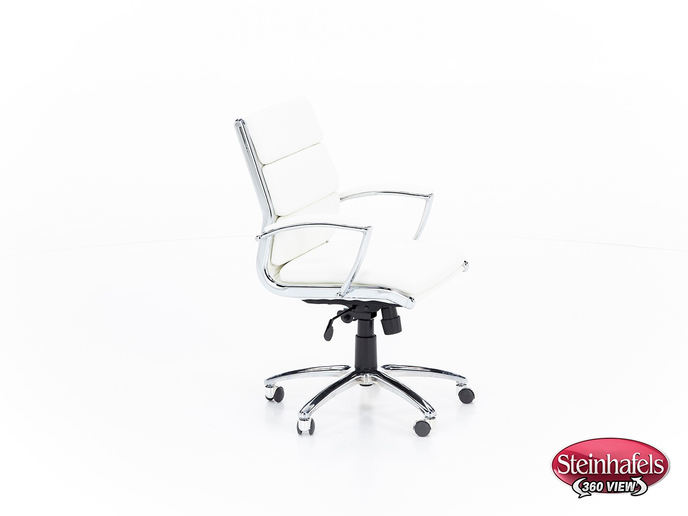 norstar office products inc white desk chair  image exc  