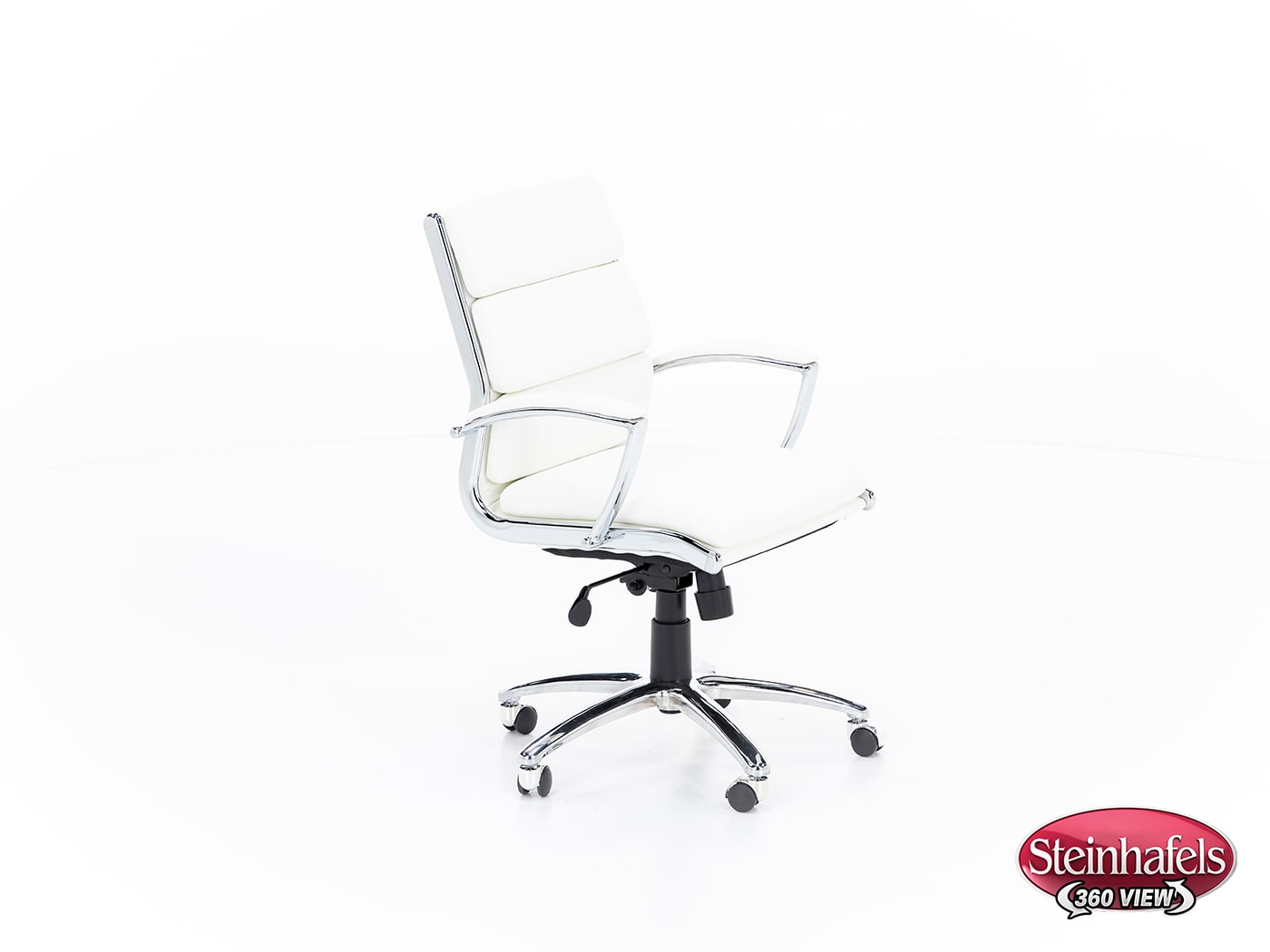 norstar office products inc white desk chair  image exc  