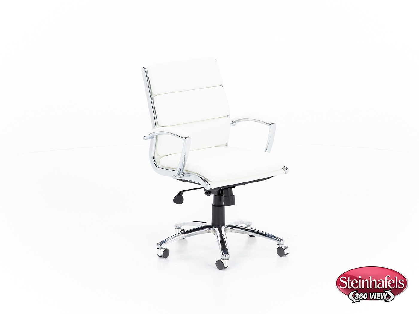 norstar office products inc white desk chair  image exc  