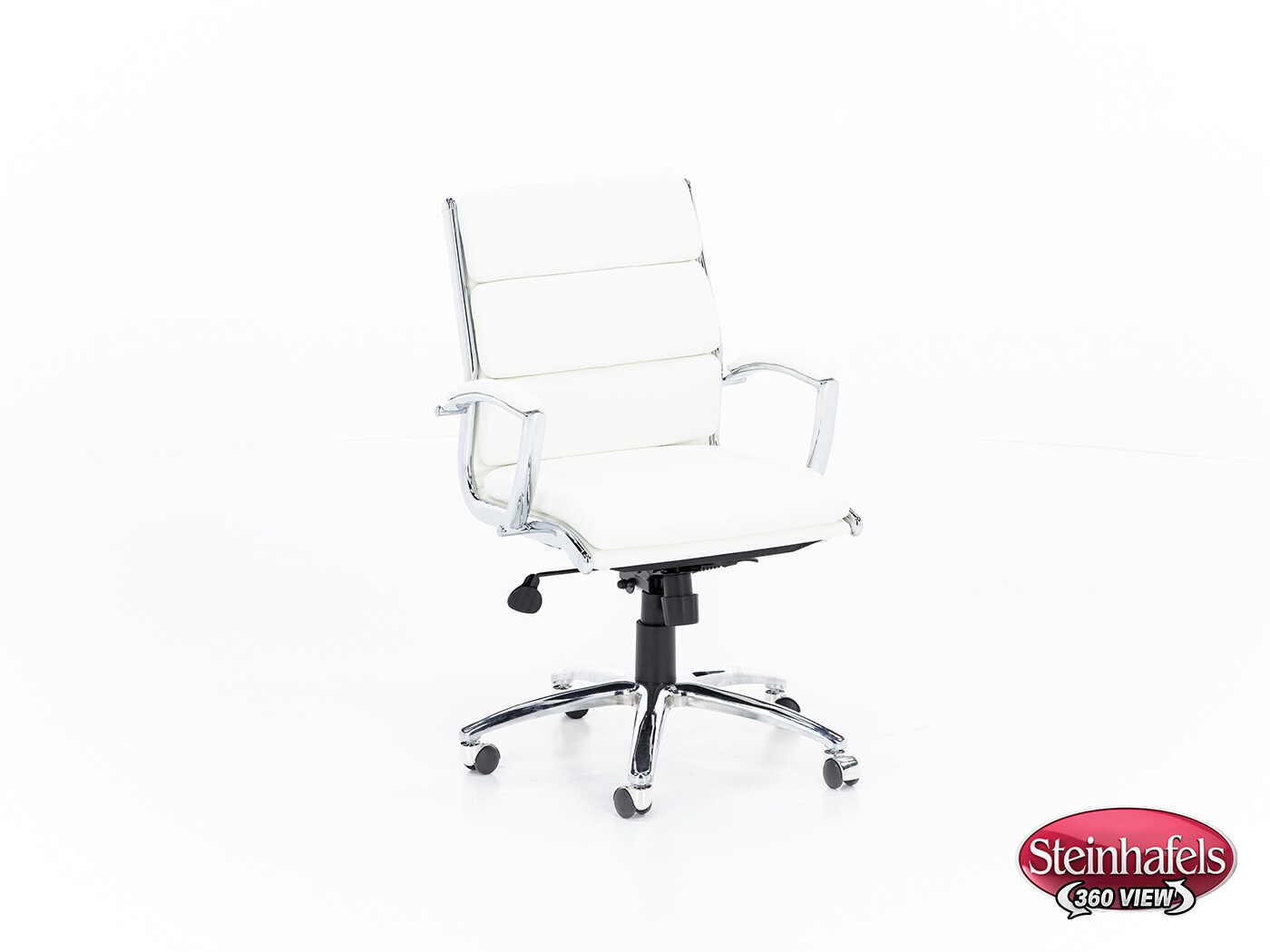 norstar office products inc white desk chair  image exc  
