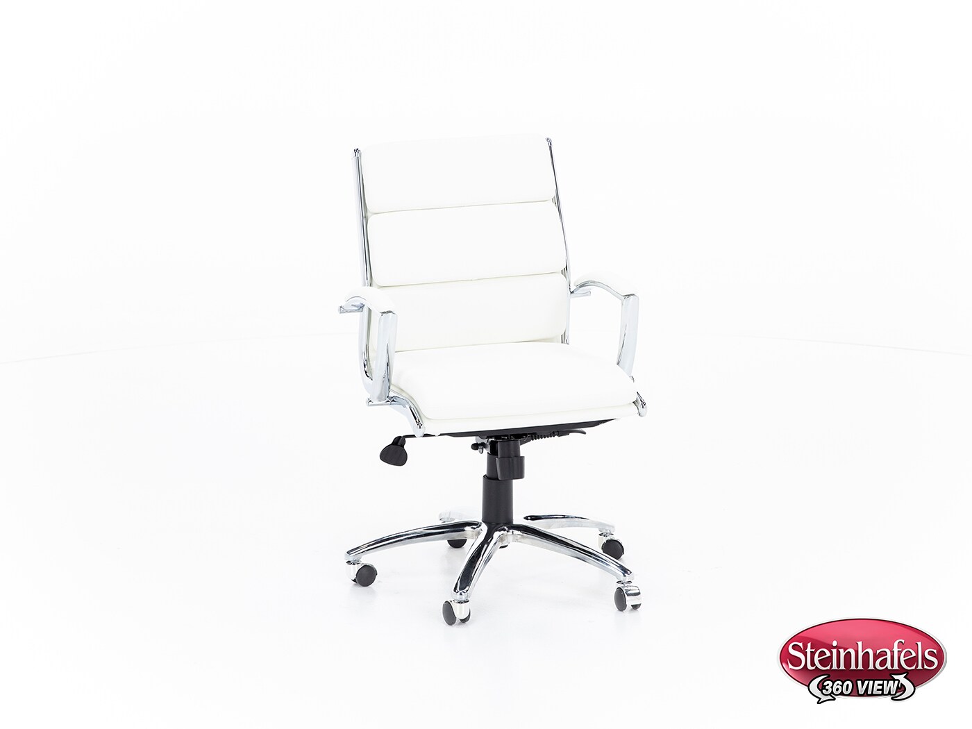 norstar office products inc white desk chair  image exc  