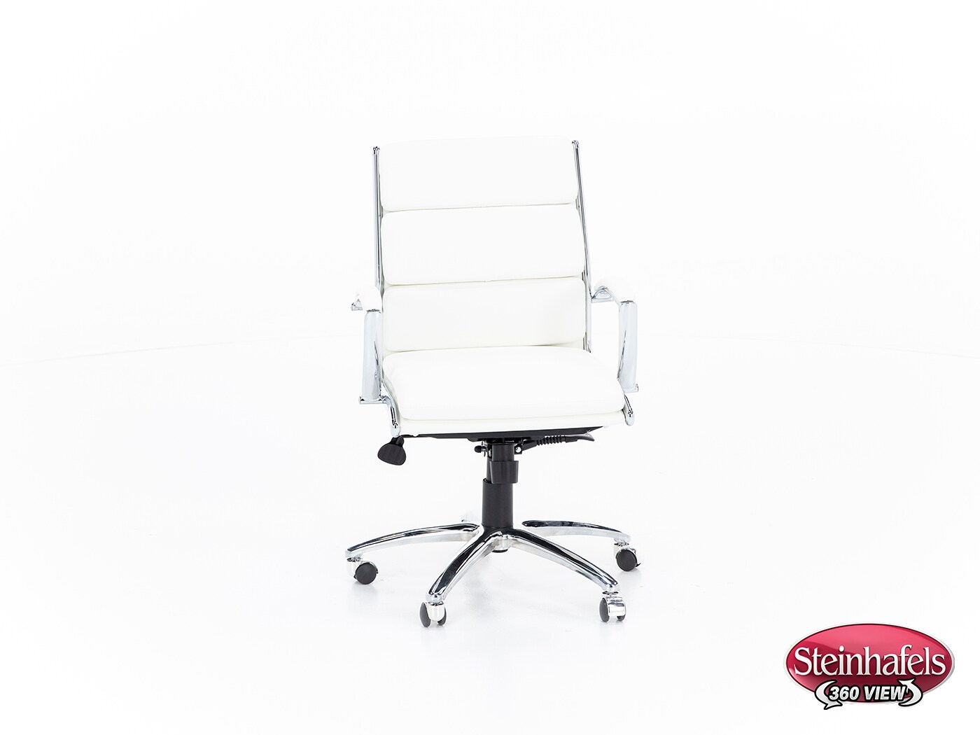 norstar office products inc white desk chair  image exc  