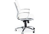 norstar office products inc white desk chair exc  