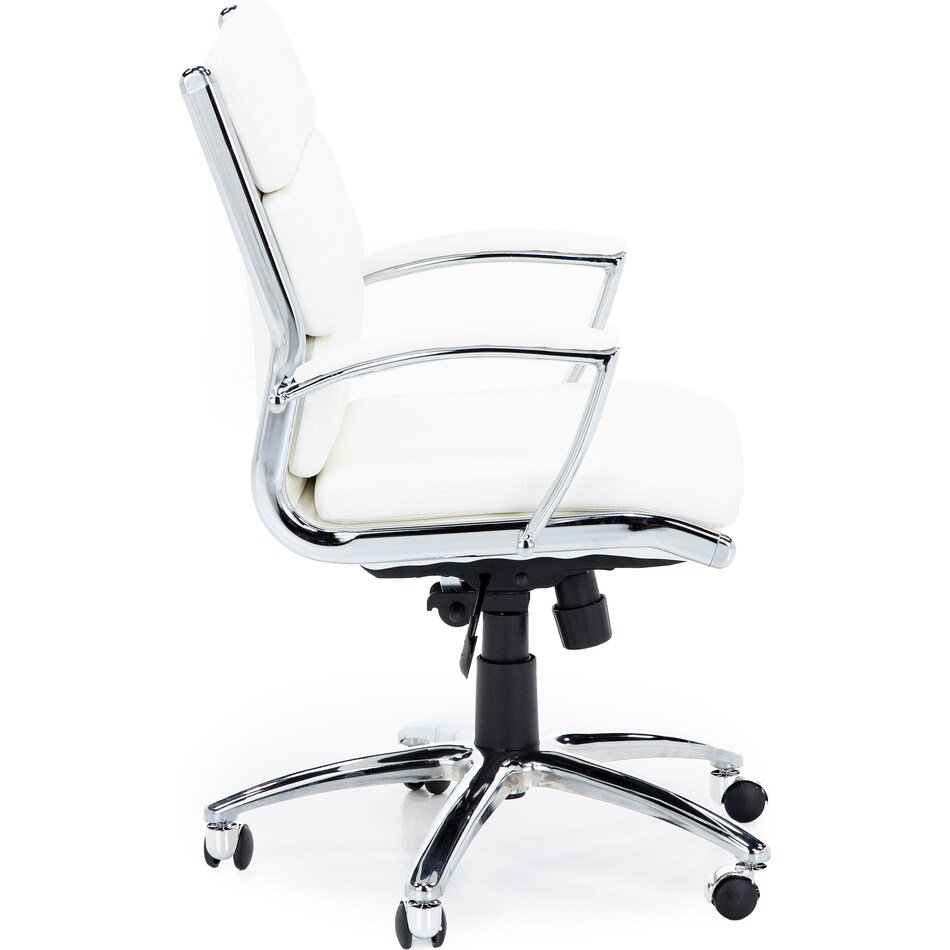 norstar office products inc white desk chair exc  