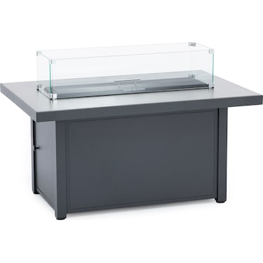 Cal Sil Rectangle Fire Table