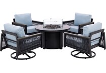 northcape international grey swivel pkg  