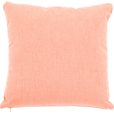 Persimmon Sunbrella Outdoor Pillow 16"W x 16"H