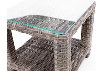 northcape brown end table pkg  