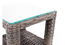 northcape brown end table pkg  