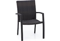 northcape brown standard height arm chair   