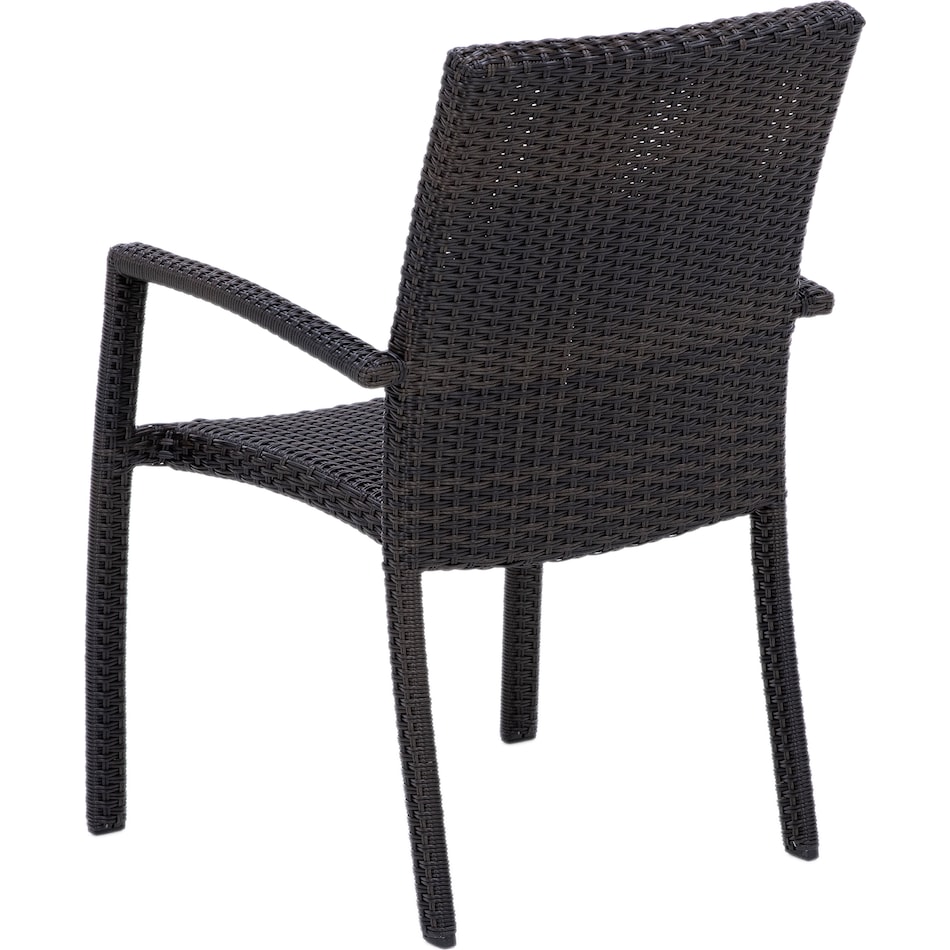 northcape brown standard height arm chair   