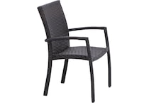 northcape brown standard height arm chair   