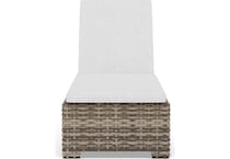 northcape canvas granite chaise pkg  