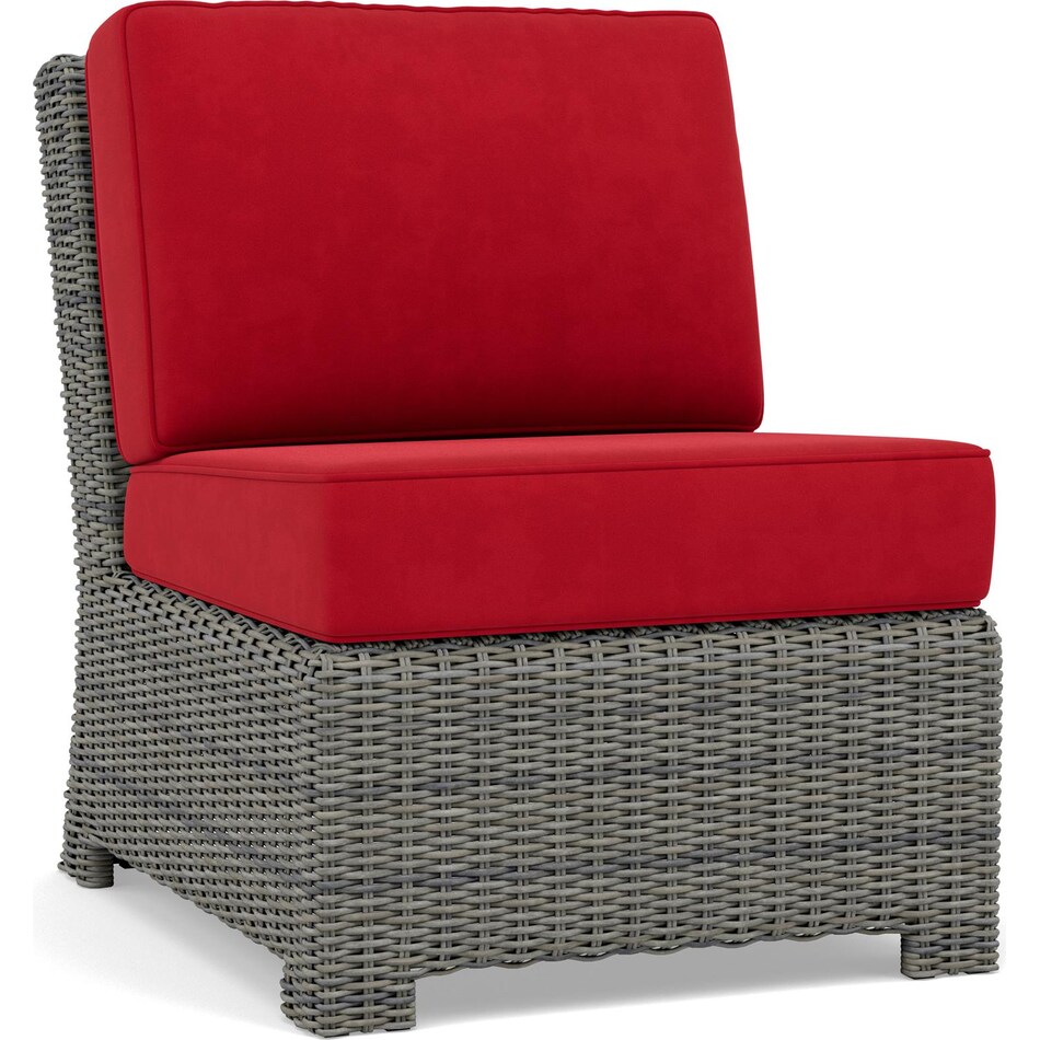 northcape canvas jockey red armless chair pkg