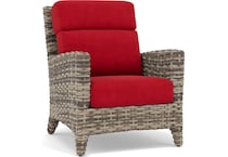 northcape canvas jockey red club chair pkg  