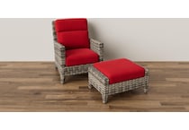 northcape canvas jockey red club chair pkg  