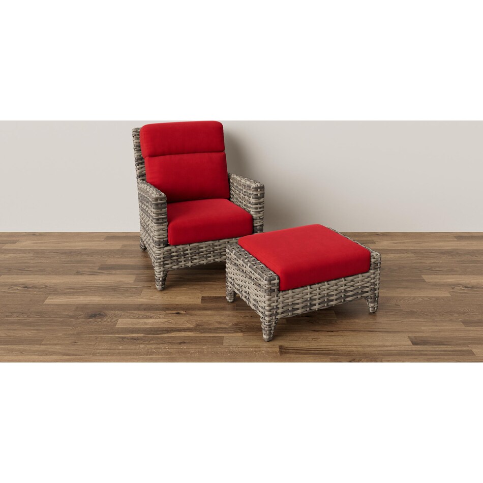 northcape canvas jockey red club chair pkg  