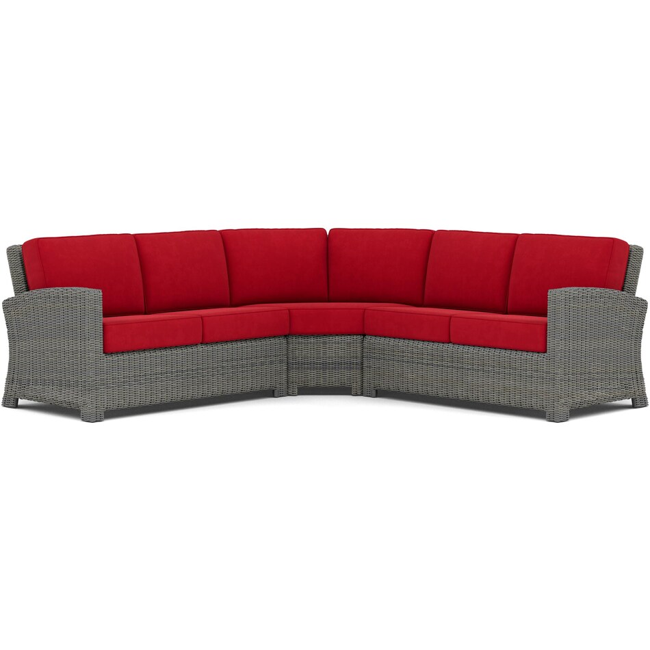 northcape canvas jockey red laf loveseat pkg  