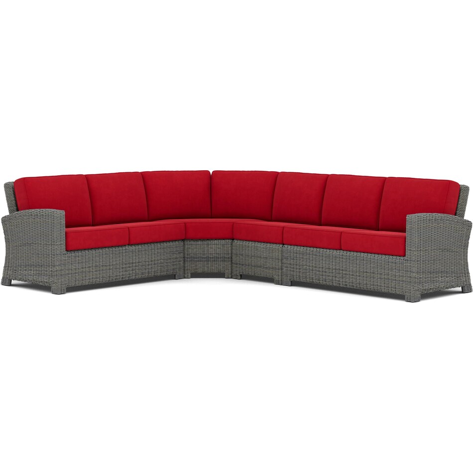 northcape canvas jockey red laf loveseat pkg  
