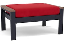 northcape canvas jockey red ottoman pkg  