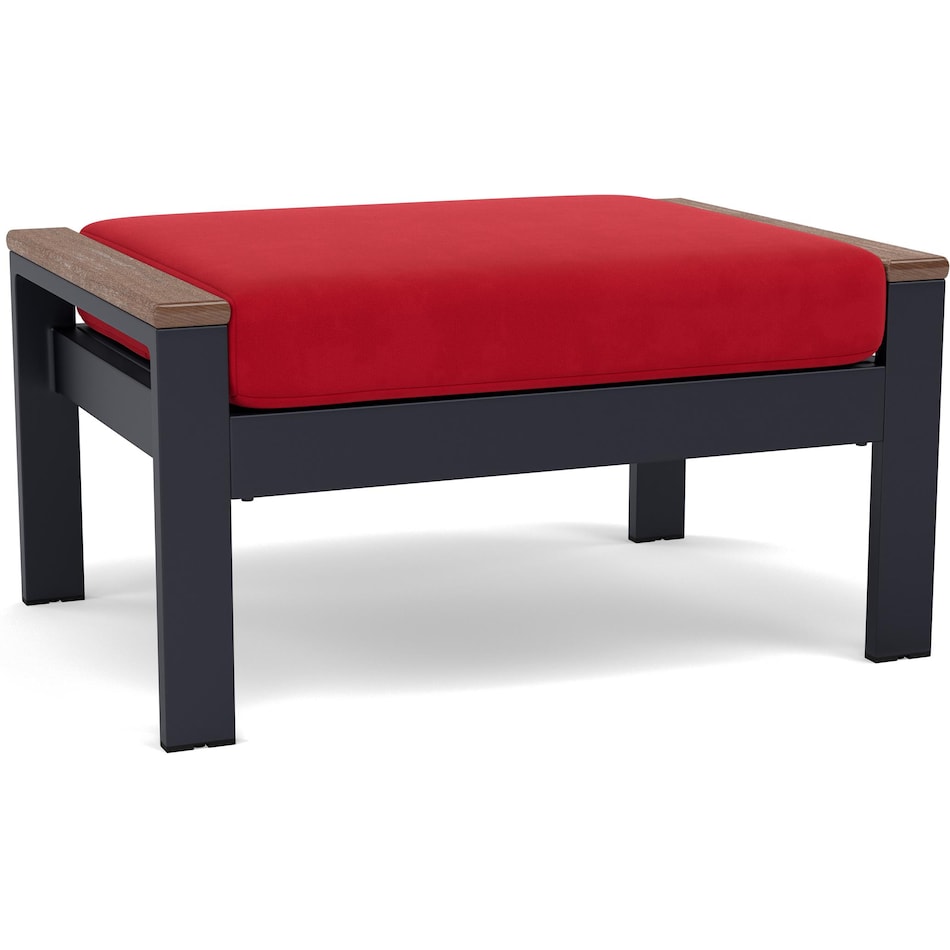 northcape canvas jockey red ottoman pkg  