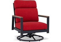 northcape canvas jockey red swivel pkg  
