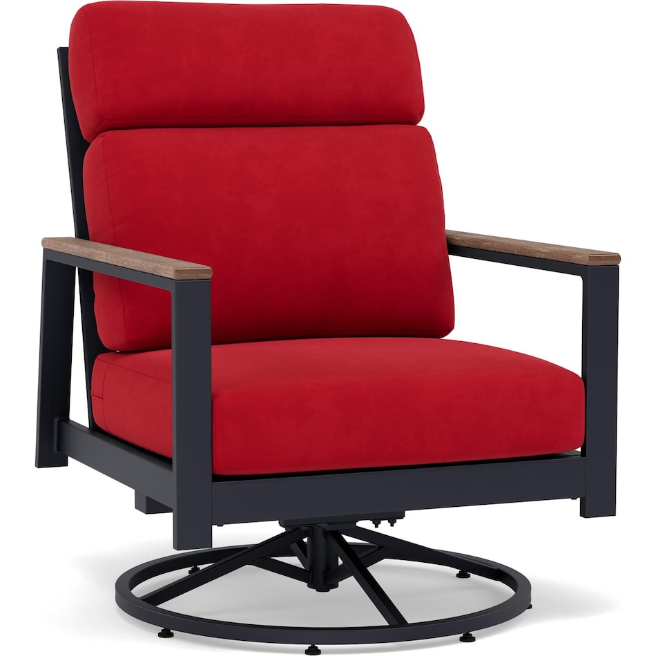 northcape canvas jockey red swivel pkg  