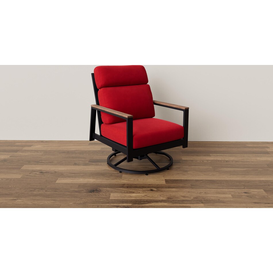 northcape canvas jockey red swivel pkg  