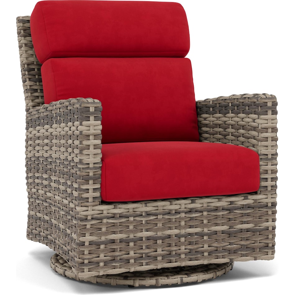 northcape canvas jockey red swivel pkg  