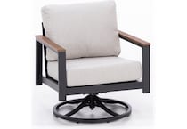 northcape dark gray antique mahogany arm     echo ash swivel pkg  