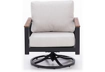 northcape dark gray antique mahogany arm     echo ash swivel pkg  