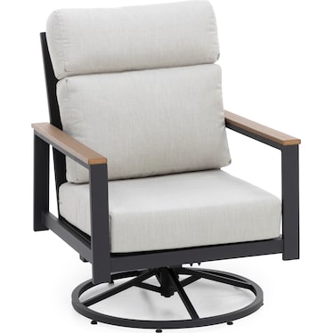 Hixon High Back Swivel Rocker
