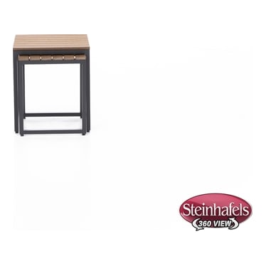 Hixon Nesting End Tables in Dark Gray Antique Mahogany