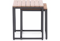 northcape grey end table   
